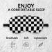 Black & White Check Silk Eye Mask - Adjustable Sleep Mask for Men & Women - Perfect for Travel & Naps - Buy Online on GoSupps.com