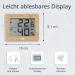 Buy ADE Digital Thermometer & Hygrometer for Home | Accurate Indoor Humidity Meter | Eco-Friendly Bamboo | International Shipping Available - Buy Online on GoSupps.com