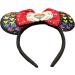 Minnie Mouse Ears Pride Rainbow Heart Hands Black Sequin Alice Headband With Big Red 5" Sequin Bow Fancy Dress Cosplay - Buy Online on GoSupps.com