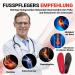 PCSSole Orthopedic Insoles for Work & Sports - Comfort Shoe Inserts for Flat Feet Plantar Fasciitis & Heel Spur - Men's 7-7.5 & Women's 9-9.5 (10.25 ) - Red - Buy Online on GoSupps.com