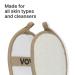 Vove Premium Exfoliating Shower Sponge Set - Natural Eco-Friendly Bath Sponges for Shower - Set of 3 (Loofah, Sisal, Hemp) - Buy Online on GoSupps.com