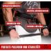C.P.Ports Weight Lifting Belt XXS-6XL | Padded Leather Training Belt for Powerlifting Bodybuilding & Strength Training | Unisex M Black with White Inner Surface - Premium Fitness Gear - Buy Online on GoSupps.com