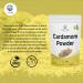 Ground Cardamom Powder 1 LB - Adds Flavour to Baked Goods, Coffee, Tea & Curries | Fresh Aromatic Cardamom - Elaichi, Cardamon | Yogi's Gift 1 Pound - Buy Online on GoSupps.com