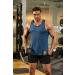 COOFANDY Men's 3 Pack Y-Back Gym Tank Tops - Sleeveless Fitness Bodybuilding Shirts (Black/Blue/Dark Grey, Medium) - Buy Online on GoSupps.com