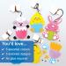 Baker Ross Easter Parachutes - Pack of 5 Fun Easter Toys for Kids | International Shipping Available - Buy Online on GoSupps.com