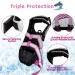 AIITLE Shark Dog Life Vest for XL Dogs - Pink - High Buoyancy Dog Flotation Vest for Water Sports - Buy Online on GoSupps.com