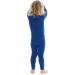 Brubeck Kids Thermo Set | Seamless High-Quality Sports Laundry Shirt & Pants | Easy Care Thermal Wear 116-122 Boy - Deep Blue - Buy Online on GoSupps.com