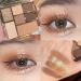 Colorful Eyeshadow Palette - 7 Colors Shimmer Waterproof Eyeshadow - Professional Vibrant Colors Shades Cosmetics Compact Waterproof Glitter Makeup Palette for Blendable Bright Makeup Littryee Raw Coconut Latte No. 16 - Buy Online on GoSupps.com
