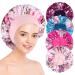 4PCS Large Satin Bonnets for Women - Silk Hair Bonnet for Sleeping | Extra Soft Elastic Band Sleeping Caps | Jumbo Bonnets for Curly & Braid Hair - Buy Online on GoSupps.com