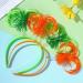 Tinsel Wrapped Ponytail Headbands - 9 Colors | Party Favor Feathers Hairpin | Halloween & Mardi Gras Accessory - Buy Online on GoSupps.com