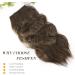 FESHFEN Invisible Wire Hair Extensions - 20 Inch Long Wavy Hairpiece for Women, Dark Brown mix Caramel - Buy Online on GoSupps.com