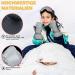 Thxtoms 2022 Kids Ski Gloves | Windproof Waterproof Fleece | Reflective & Warm | Perfect for Girls 4-13 | Black Stripes - Buy Online on GoSupps.com