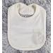 Royal Icon Baby Bibs 0-6 Months & 6-12 Months Set - 100% Organic Cotton Hook and Loop Baby Feeding Bibs - Soft & Absorbent - Toddler Boys and Girls - 6 x Cream (3/6/12Pc) - Buy Online on GoSupps.com