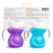 Munchkin Click Lock Bite Proof Trainer Cup 7oz 2 Pack Blue/Purple - Buy Online on GoSupps.com