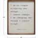 Creative Co-Op Wood Framed 'I Am No Longer' Wall D cor - Multi Color - Buy Online on GoSupps.com