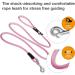Stretch Comfort Leash Pink M | Premium Quality Dog Leash for Ultimate Comfort | International Shipping Available - Buy Online on GoSupps.com