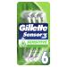 Gillette Sensor3 Sensitive Disposable Razors for Men x6