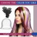 Canlierr Hair Coloring Highlighting Cap Kit with Hook and Gloves - Reusable Silicone Accessories for Salon & Home Use - Buy Online on GoSupps.com