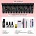 VANREESA Poly Nail Gel Kit - 12 Colors Nail Extension Set for DIY Manicures | Professional Starter Kit for Women - Colorful Flowers - Buy Online on GoSupps.com