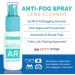 OPTIPAK Anti Fog Spray for Glasses - Defogger Cleaner with Microfiber Cloth | 60ml/2oz - Buy Online on GoSupps.com