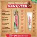 Zandu Dantveer Ayurvedic Toothpaste - Fights 9 Dental Problems with Irimedadi Oil | Advanced Oral Care Formula (500gm/17.6 Oz - Buy Online on GoSupps.com