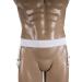 Truform Lightweight Garter Belt - White, X-Large, 2-Inch Rise - Buy Online on GoSupps.com