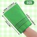 Gjinxi 5-Piece Korean Peeling Gloves - Exfoliating Medium Green Gloves for Deep Clean and Dead Skin Removal - Buy Online on GoSupps.com