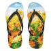 Mnsruu Daisy Floral Blossom Flower Cloud Flip Flop Flops Flops Sandals Home Home Hotel Spa Bedroom Travel S For Men Women Small