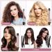 4 in 1 Curling Iron Set - Interchangeable Ceramic Curling Wands & Flat Iron Hair Straightener with Comb Protective Glove & Clips | International Shipping Available - Buy Online on GoSupps.com