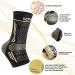 Ankle Support Brace - Copper Compression Bandage for Plantar Fasciitis Achilles Tendon Relief 2 Pack | Pain Relief & Recovery for Sports & Running - Buy Online on GoSupps.com