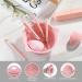 Foldable Silicone Makeup Brush Cleaner Bowl - 2 Pieces Portable Tool for Brushes Sponges & Puffs (Pink Gray) - Ideal for Travel - Buy Online on GoSupps.com
