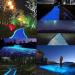 300 Colorful Fluorescent Stones - Bright Pebbles for Garden Sidewalks & Aquariums - 17x13mm Blue Decorative Stones - Buy Online on GoSupps.com