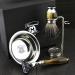 4 Pc Men's Shaving Kit - 3 Edge Razor Black Badger Hair Brush Stand & Stainless Steel Bowl | Perfect Grooming Gift - Buy Online on GoSupps.com