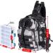 Himal Fishing Tackle Storage Bag | Waterproof Shoulder Backpack with Rod Holder | Outdoor Fishing Gear Bag Digital Camouflage - Buy Online on GoSupps.com