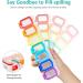 Fullicon Weekly Pill Box 7 Day Large Tablet Organizer - Moisture & Spill Proof Vitamin & Fish Oil Organizer with Secure Buckle - Buy Online on GoSupps.com