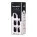 KISS imPRESS Gel Nail Kit - All Black Press-On Manicure with PureFit Technology | Includes Prep Pad, Mini File & 30 Nails - Buy Online on GoSupps.com