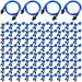 Xuhal 200 Pair Corded Ear Plugs Individually Wrapped Earplugs Quality Silicone Reusable Ear Plugs Sleep Noise Cancelling for Hearing Protection Shooting Range Noise Reduction (Blue Black)