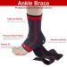 Ankle Brace Set of 2 - Compression Support for Injury Recovery & Joint Pain - Arch Brace Support - Foot Stabilizer - Protect Against Sprains & Swelling - Size L - Buy Online on GoSupps.com