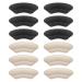 Beesoo 6 Pairs Heel Grips Liner Cushions Inserts - Heel Pads Heel Inserts for Women That are Too Big - Heel Grips for Women Men Loose Shoes to Make Shoes Fit Tighter Prevent Heel Pain Blisters