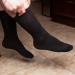 Diabetic Crew Socks - Breathable Cotton, Loose Fitting, Non-Binding Top Design - Pain Relief for Swollen Feet - Black (6 Pair, Size 9-11) - Buy Online on GoSupps.com