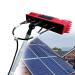 Window Cleaning Pole Water Fed Telescopic Brush Extendable Cleaner Conservatory Roof Suitable for Photovoltaic Panel Cleaning Trucks-12m/ 40ft Roof Cleaning Tools Window Cleaner Kit 35cm Brush Head 5M/17FT