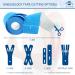 Buy Kinesiology Tape Set of 2 - Blue & Beige Waterproof Elastic Bandage for Sports & Everyday Use | Skin-Friendly & Self-Adhesive - Buy Online on GoSupps.com