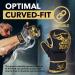 Beast Rage MMA Gloves for Men & Women - Adjustable Wrist Support Open Palm for Martial Arts Grappling and Sparring | S/M Gold - Buy Online on GoSupps.com