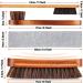 Horsehair Shoe Brush Kit with Microfiber Cloth - 4 Pcs Set for Leather Shoes & Boots Care - Buy Online on GoSupps.com