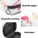 Menstruation Pad Bag with Zipper - Stylish Women's Napkin & Tampon Organizer - Tropical Leaves & Flamingo Design - Buy Online on GoSupps.com