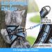 Rabbitgoo Adjustable Cat Dishes Set with Leash - Soft Reflective Stripes for Cats & Kittens - Light Blue - Buy Online on GoSupps.com