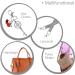 80 Pack Silver Lanyard Swivel Snap D Ring Hooks for Crafts and Purse Hardware (1.5 L X 0.75 W) - Buy Online on GoSupps.com