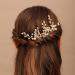 YERTTER Crystal Rhinestone Wedding Hair Pins Set - Bridal Bun Clip Accessories (Gold) - Buy Online on GoSupps.com