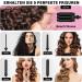 Janelove 5 in 1 Curling Iron Set - 3 Barrels Tourmaline Ceramic Wave Iron for Large & Small Curls 180 C/210 C for Short & Long Hair (Black) - Buy Online on GoSupps.com