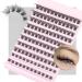 Focipeysa Wispy Cluster Lashes 120pcs | D Curl Fluffy Individual Lashes 8-16mm | Natural Look DIY Eyelash Extensions - Buy Online on GoSupps.com